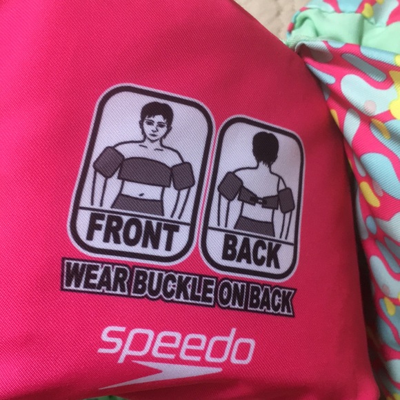 Speedo Splash Jammer Life Jacket Swim Vest Floatie Child 30-50lbs - Picture 12 of 14